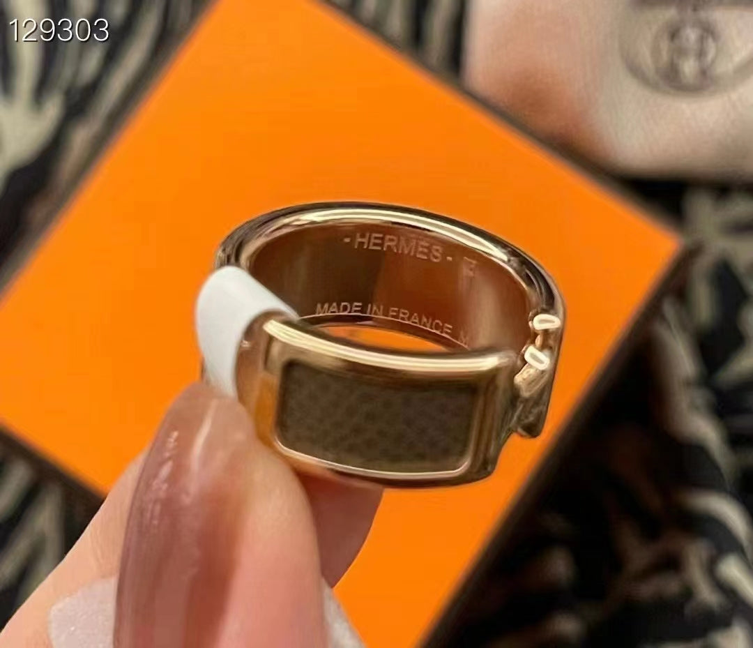 [MIRA]OLYMPE PINK GOLD RING