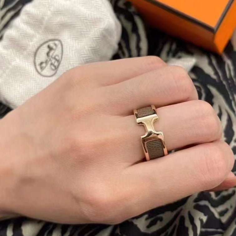 [MIRA]OLYMPE PINK GOLD RING