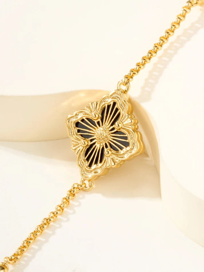 [MIRA]B.C.L ENAMELED One-Flower Bracelet£¨Various Colors)