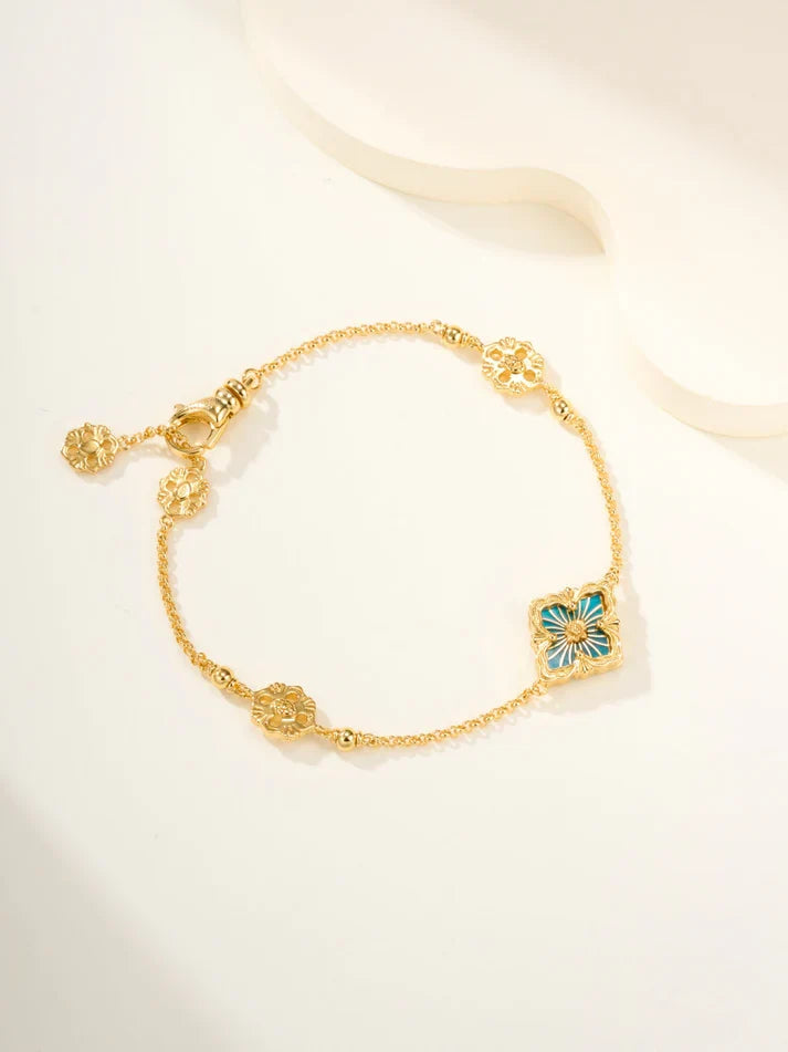 [MIRA]B.C.L ENAMELED One-Flower Bracelet£¨Various Colors)