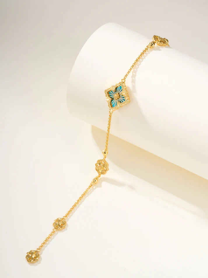 [MIRA]B.C.L ENAMELED One-Flower Bracelet£¨Various Colors)