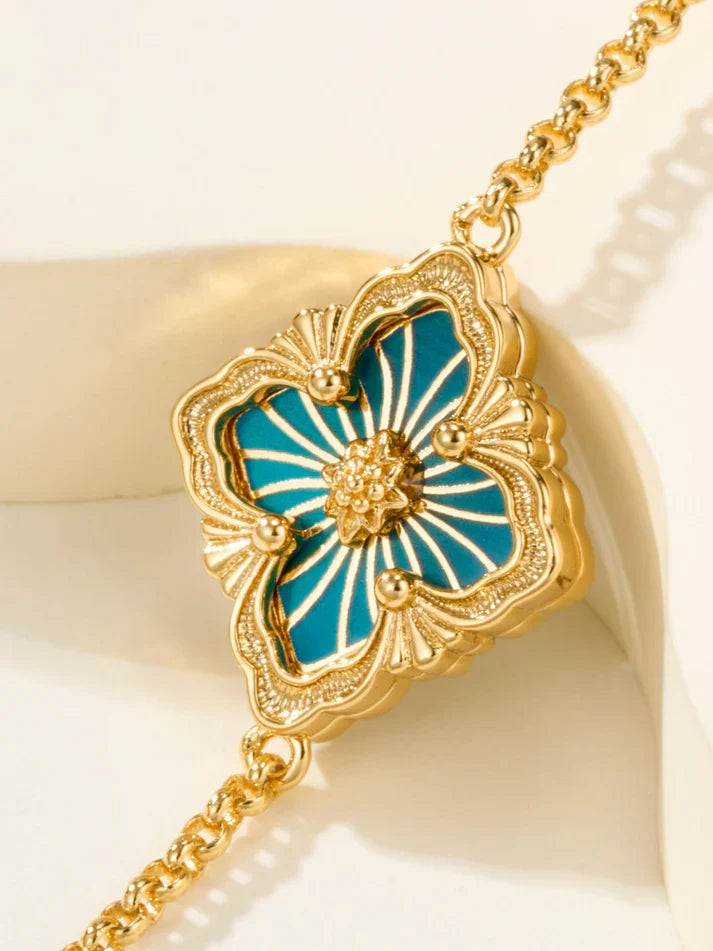 [MIRA]B.C.L ENAMELED One-Flower Bracelet£¨Various Colors)