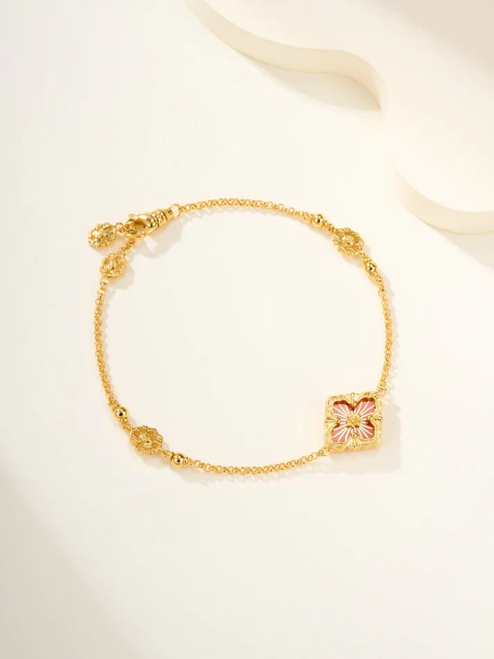 [MIRA]B.C.L ENAMELED One-Flower Bracelet£¨Various Colors)