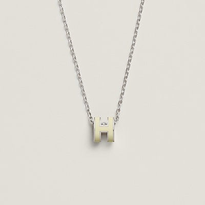 [MIRA]HM CLIC YELLOW ENAMEL GOLD NECKLACE