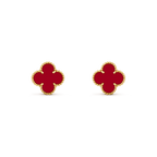 [MIRA]CLOVER MEDIUM 1 MOTIFS CARNELIAN  EARRINGS