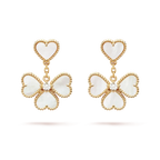 [MIRA]CLOVER SWEET WHITE MOP EARRINGS