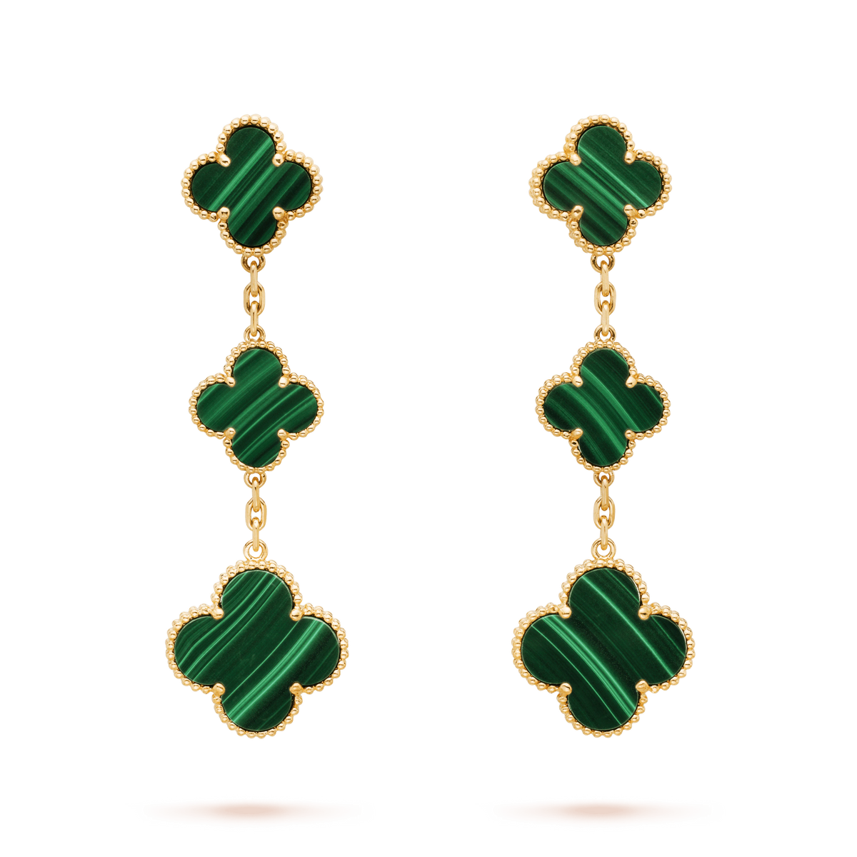 [MIRA]CLOVER MALACHITE 3 MOTIFS GOLD