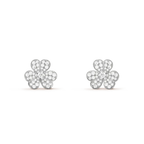 [MIRA]CLOVER COMOS DIAMOND EARRINGS SILVER