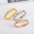 [MIRA]CLOVER BRACELET 8MM DIAMONDS