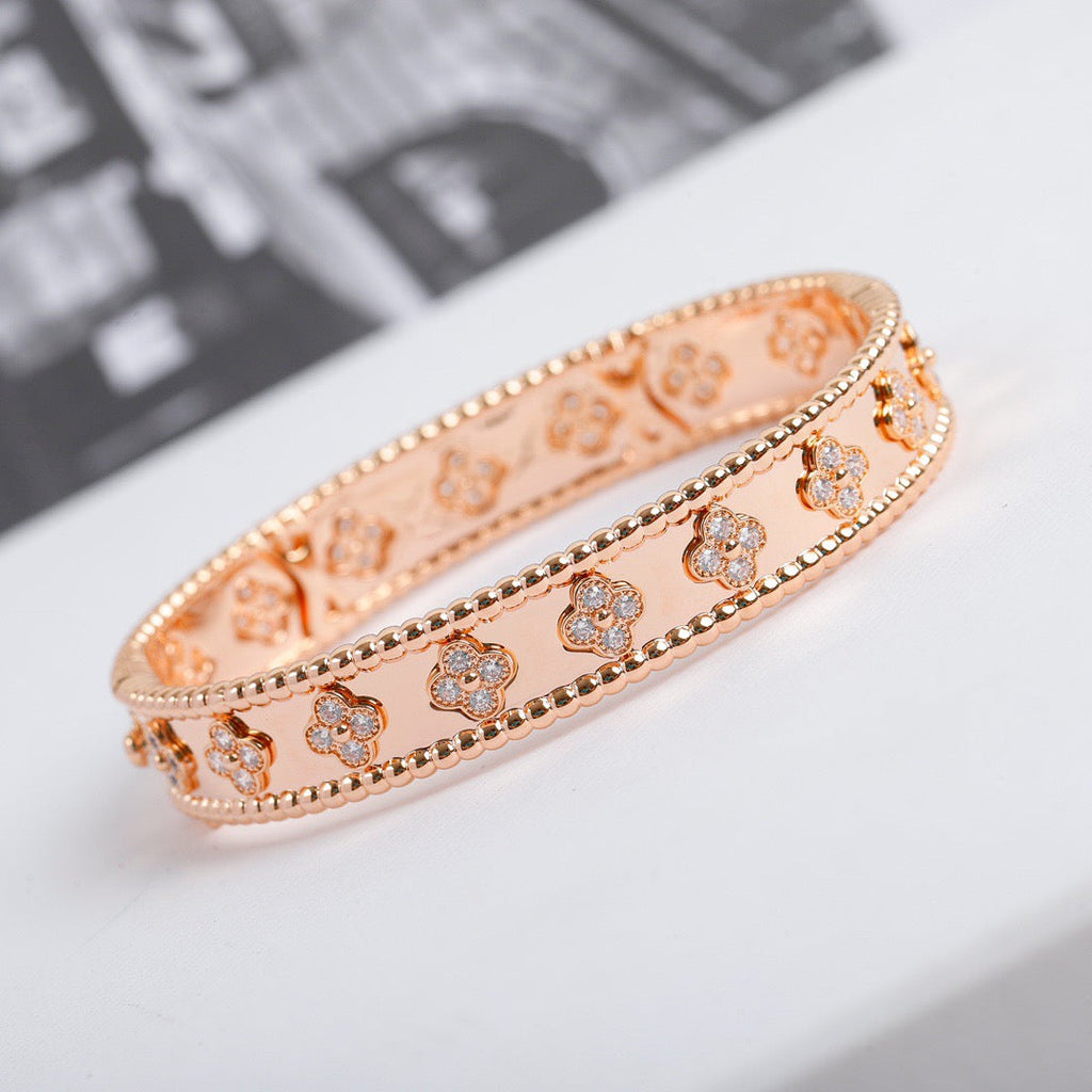 [MIRA]CLOVER BRACELET 8MM DIAMONDS