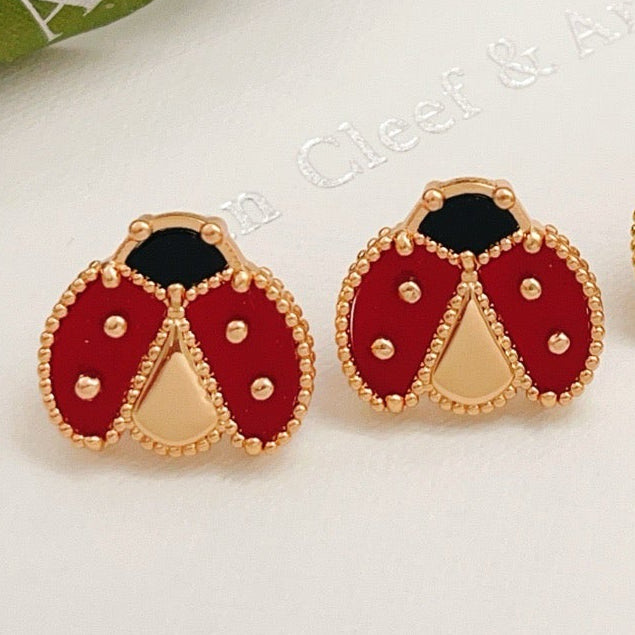 [MIRA]LUCKY LADYBUG EARRINGS