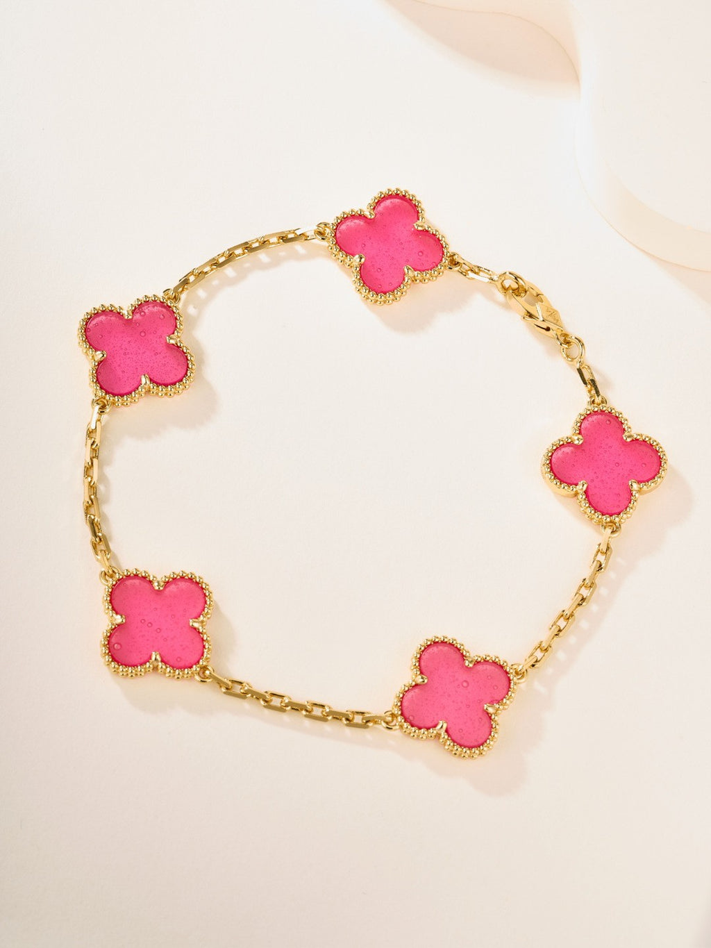 [MIRA] 2026 NEW PINK BUBBLE ENAMEL BRACELET