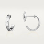 [MIRA]LOVE EARRINGS 2.65MM SILVER