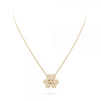 [MIRA]FLOWER DIAMOND NECKLACE