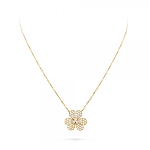 [MIRA]FLOWER DIAMOND NECKLACE