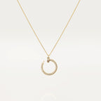[MIRA]JUSTE NECKLACE GOLD DIAMONDS