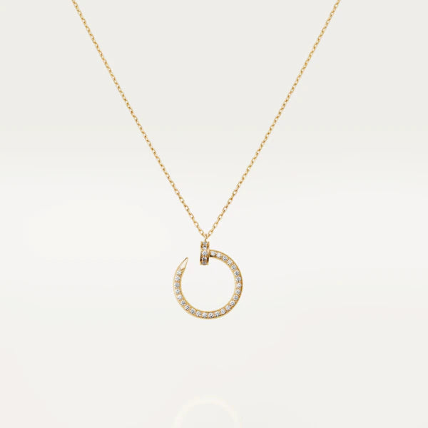 [MIRA]JUSTE NECKLACE GOLD DIAMONDS