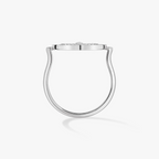 [MIRA]MOVE PAVED SILVER DIAMOND RING