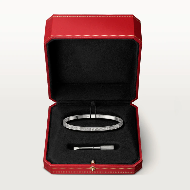 [MIRA]LOVE BRACELET 3.65MM DIAMOND-PAVED
