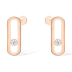 [MIRA]MOVE UNO SMALL 1 DIAMOND EARRINGS