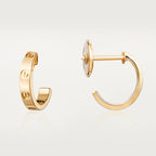 [MIRA]LOVE EARRINGS 2.65MM PINK GOLD