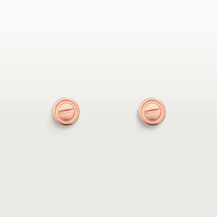 [MIRA]LOVE EARRINGS PINK GOLD 10MM