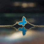 [MIRA]BUTTERFLY TURQUOISE BUTTERFLY BRACELET