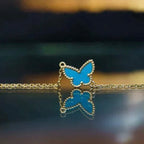 [MIRA]BUTTERFLY TURQUOISE BUTTERFLY BRACELET