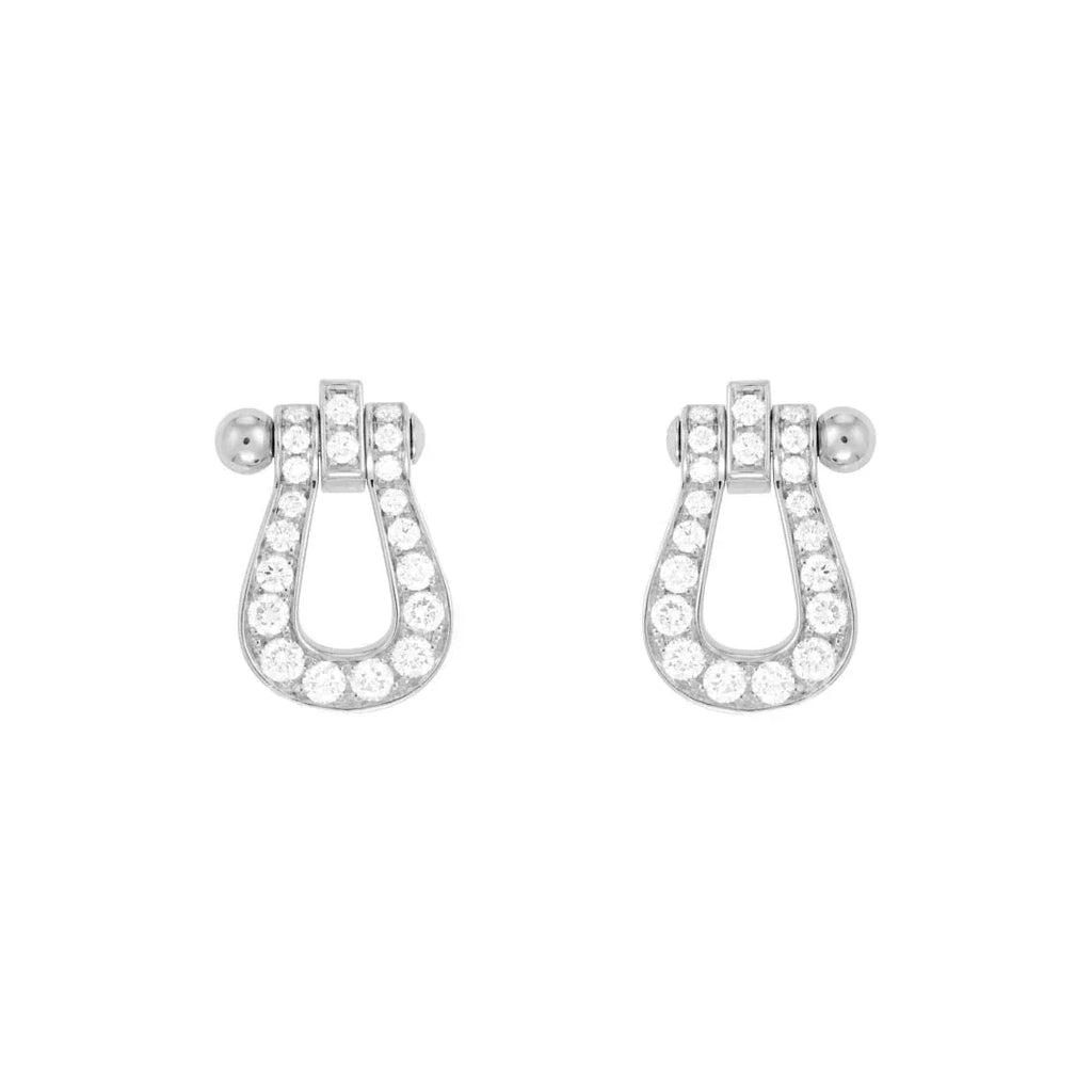 [MIRA]FORCE 10 FULL DIAMOND STUD EARRINGS MINI MODEL