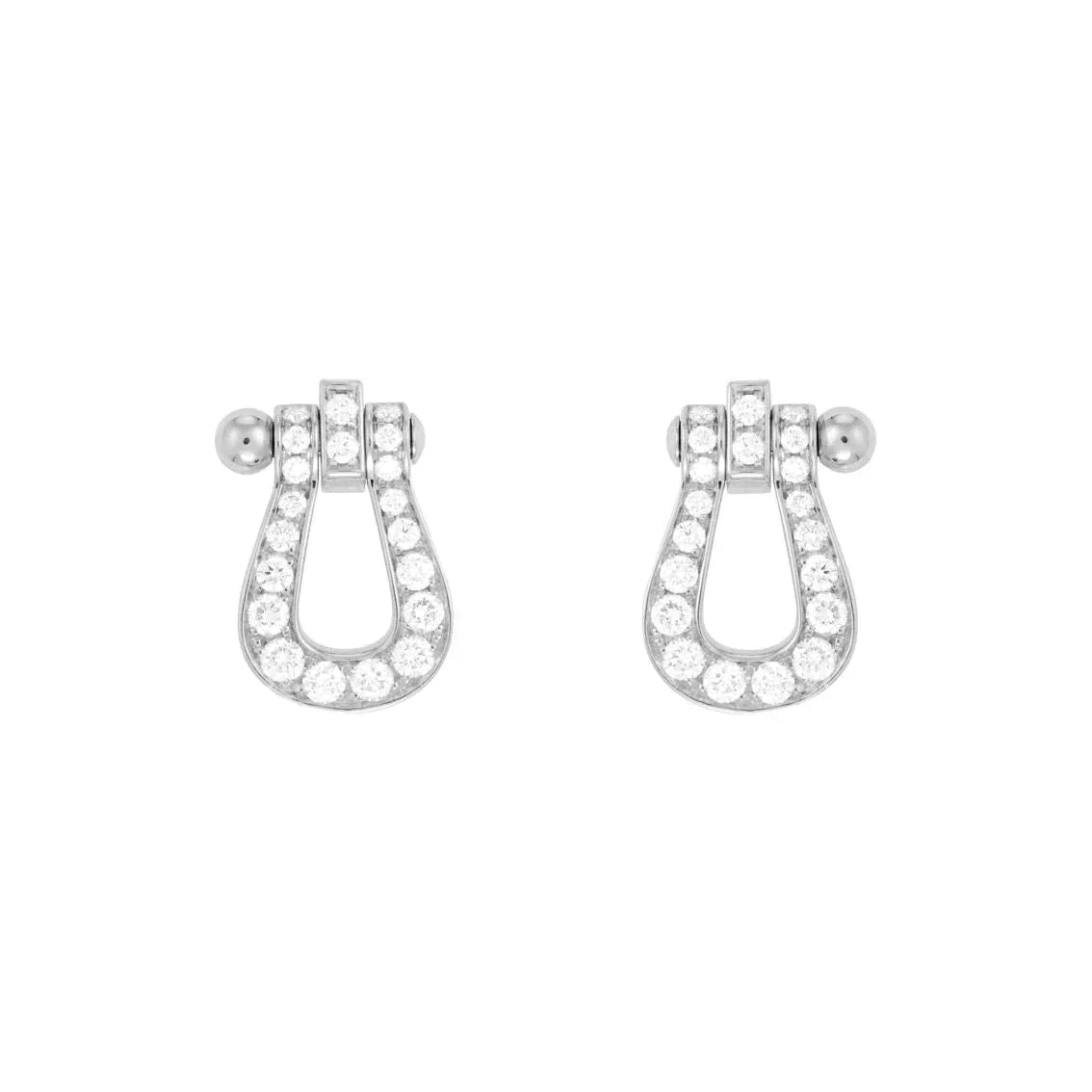 [MIRA]FORCE 10 FULL DIAMOND STUD EARRINGS MINI MODEL