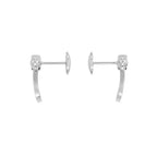 [MIRA]FORCE 10 FULL DIAMOND STUD EARRINGS MINI MODEL