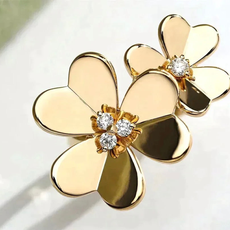 [MIRA]CLOVER COMOS GOLD DIAMOND RING