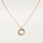 [MIRA]TRINITY NECKLACE GOLD  DIAMONDS