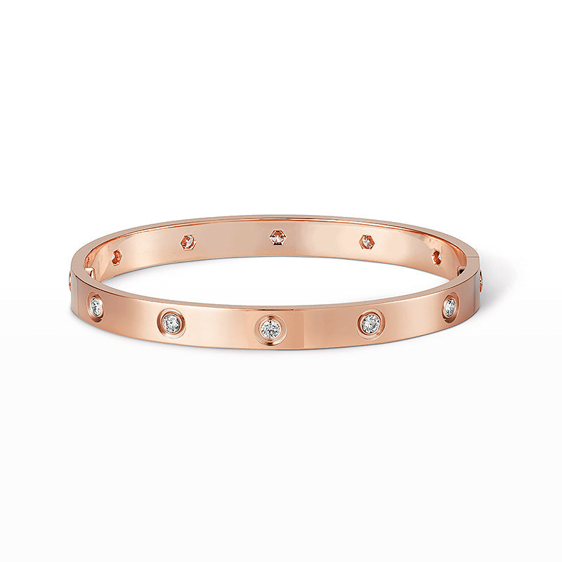 [MIRA]LOVE BRACELET 6.1MM 10 DIAMONDS