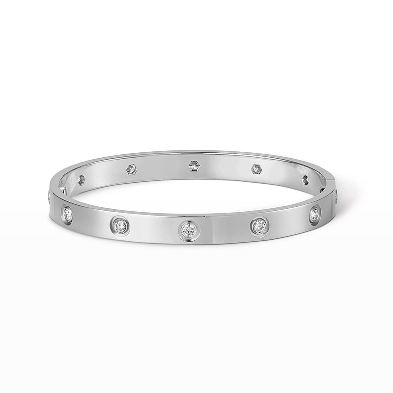 [MIRA]LOVE BRACELET 6.1MM 10 DIAMONDS