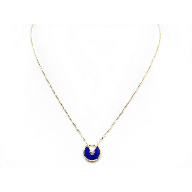 [MIRA]AMULETTE ROSE GOLD AGATE NECKLACE