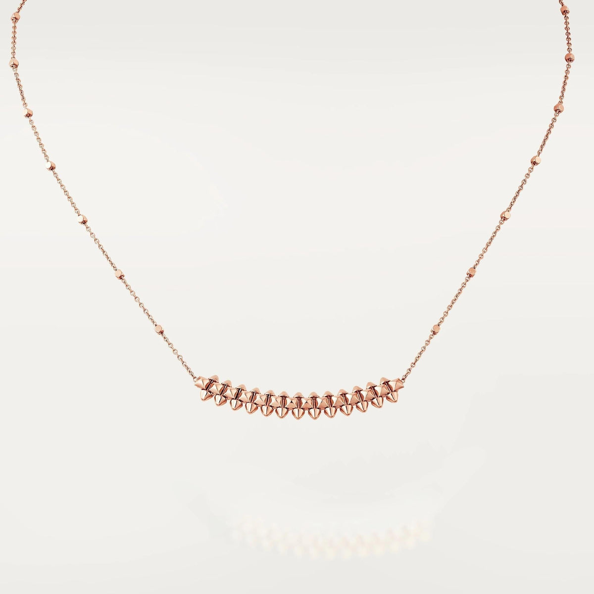 [MIRA]CLASH PINK GOLD NECKLACE