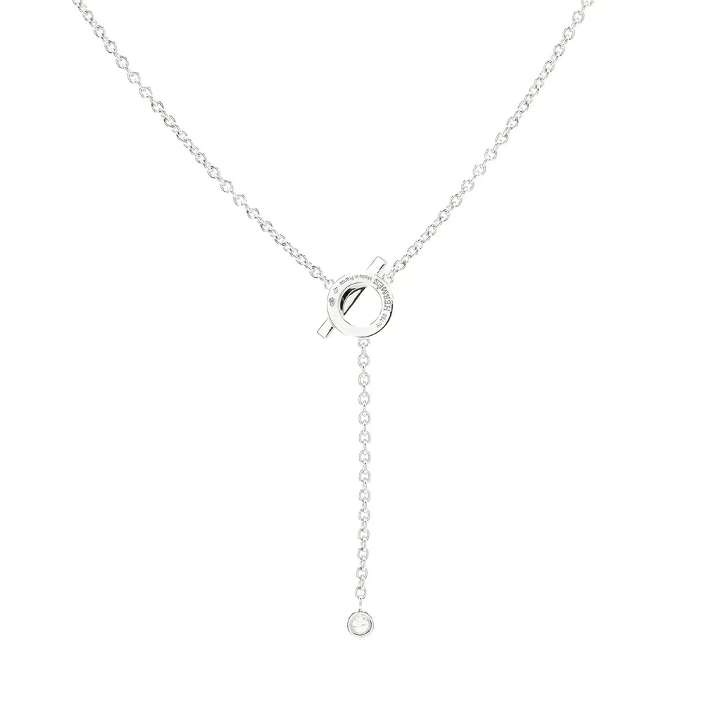 [MIRA]FINESSE SILVER DIAMOND NECKLACE