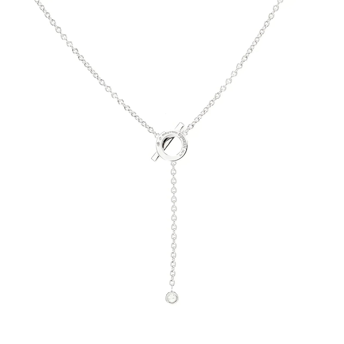 [MIRA]FINESSE SILVER DIAMOND NECKLACE
