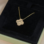 [MIRA]CLOVER 15MM  BRONZING NECKLACE