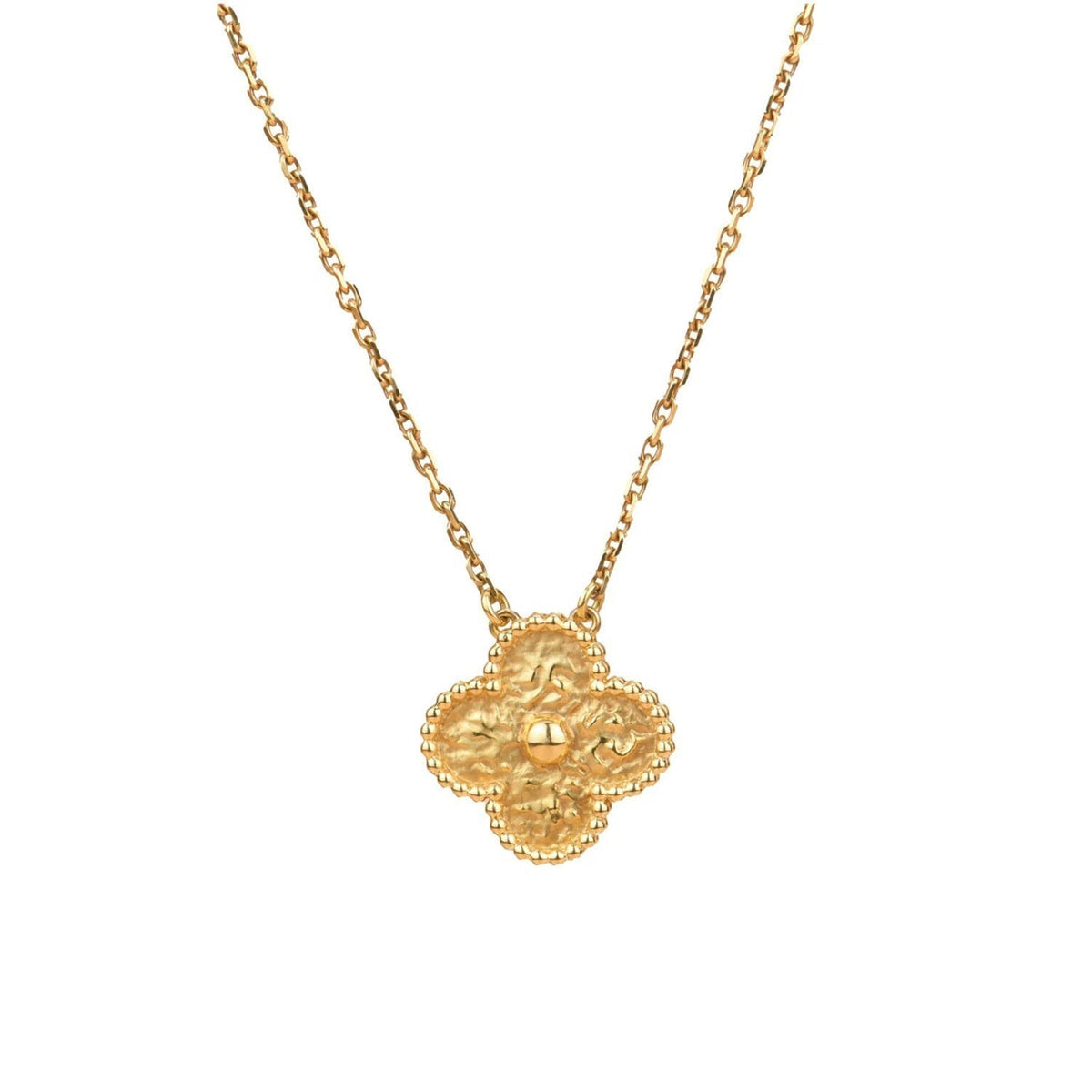 [MIRA]CLOVER 15MM  BRONZING NECKLACE