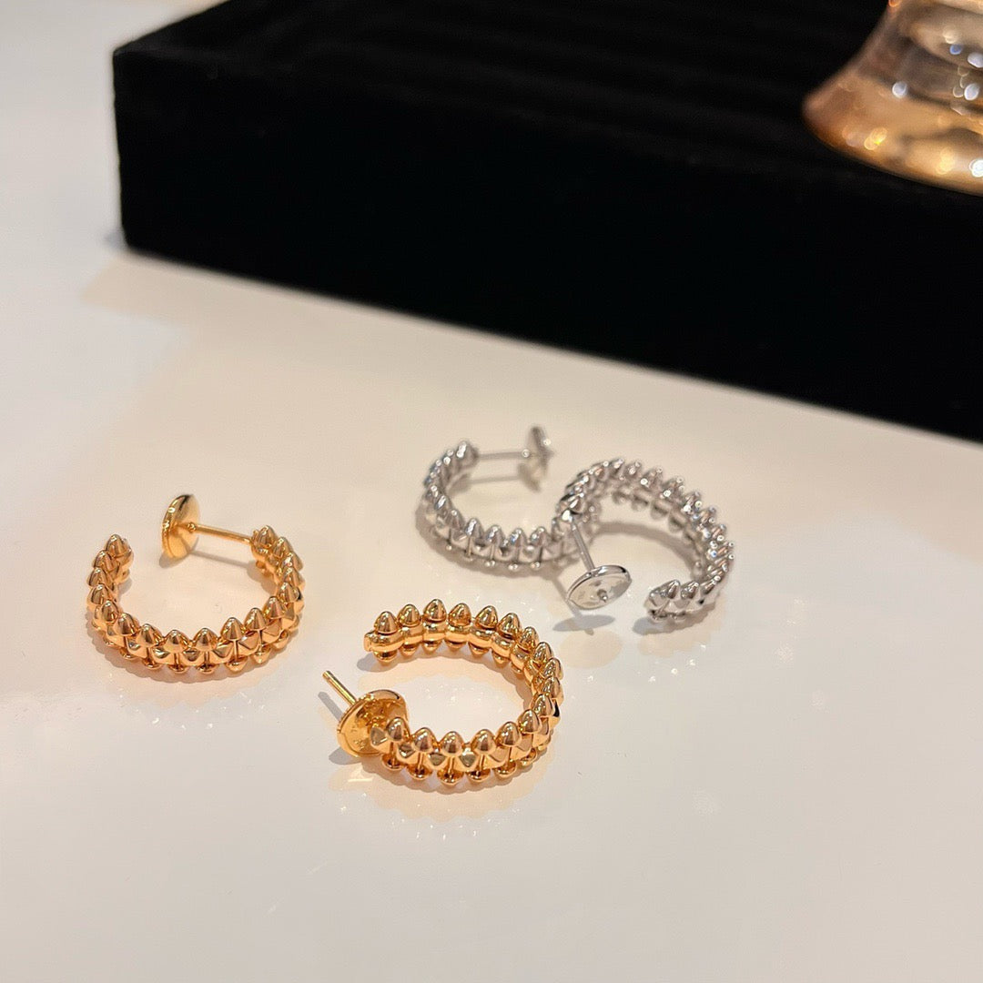 [MIRA]CLASH SMALL HOOP EARRINGS
