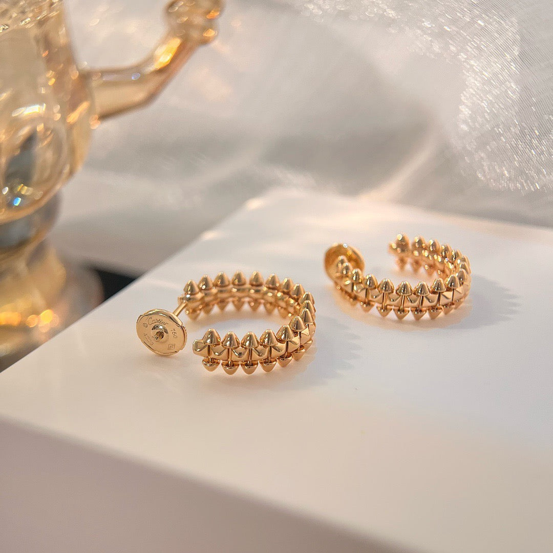 [MIRA]CLASH SMALL HOOP EARRINGS