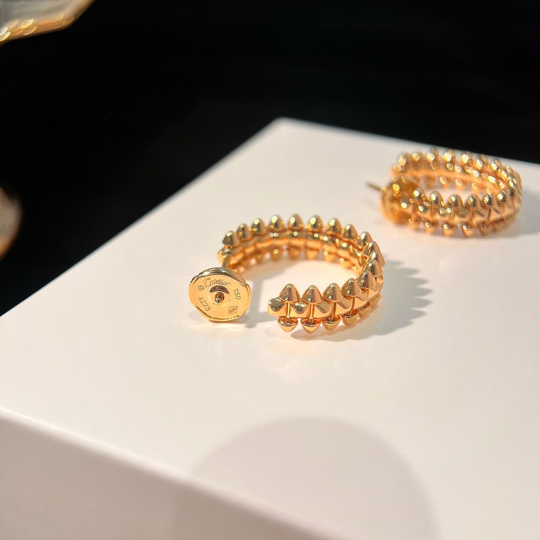 [MIRA]CLASH SMALL HOOP EARRINGS
