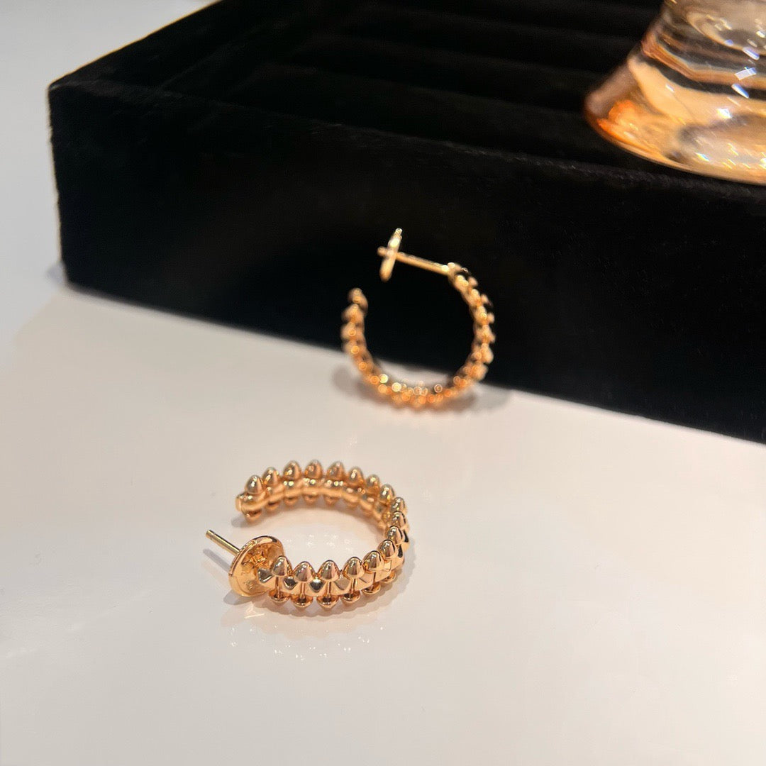 [MIRA]CLASH SMALL HOOP EARRINGS