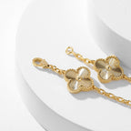 [MIRA]CLOVER 10 MOTIFS LASER NECKLACE