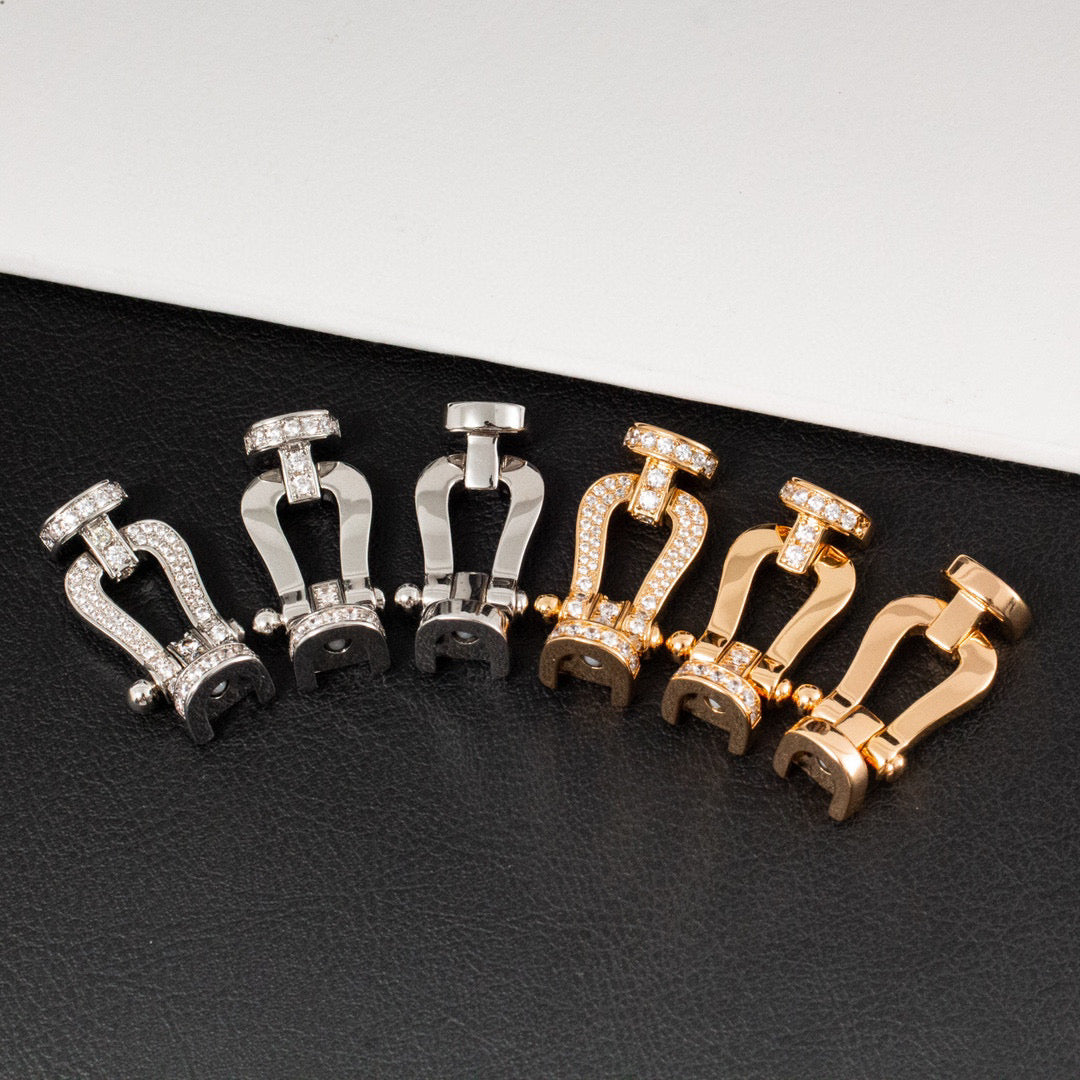 [MIRA]FORCE LARGE HORSESHOE NO DIAMOND BRACELET SILVER