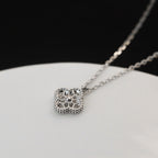 [MIRA]CLOVER MINI 9.5MM PENDANT DIAMOND NECKLACE