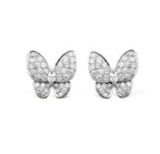 [MIRA]BUTTERFLY ALL DIAMOND EARRINGS