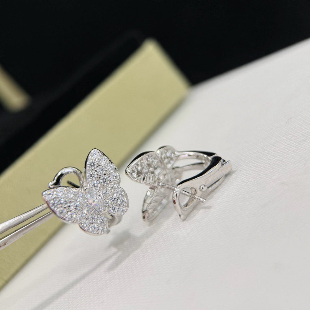 [MIRA]BUTTERFLY ALL DIAMOND EARRINGS